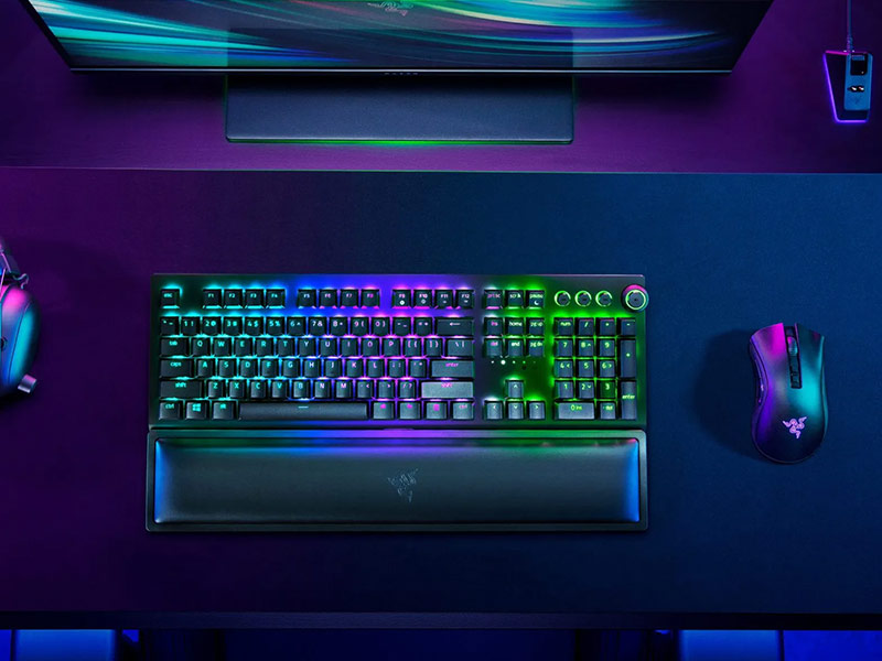 طراحی و ساخت کیبورد گیمینگ razer blackwidow v3 pro!