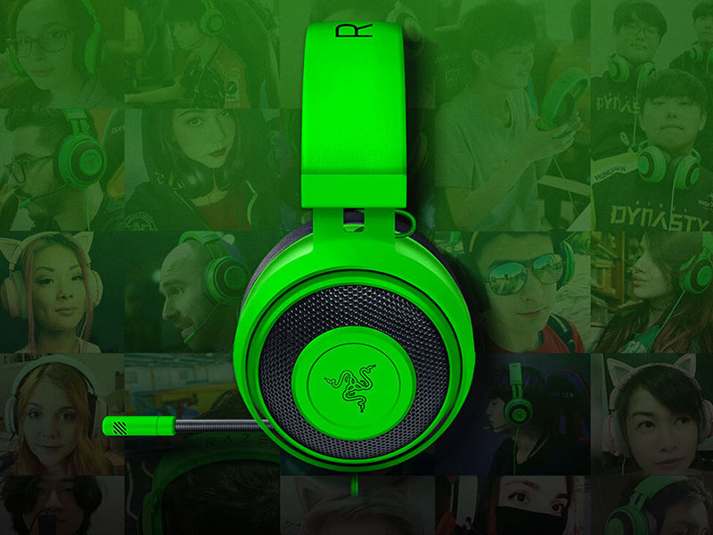 طراحی و ساخت هدست گیمینگ razer kraken 2019 green!