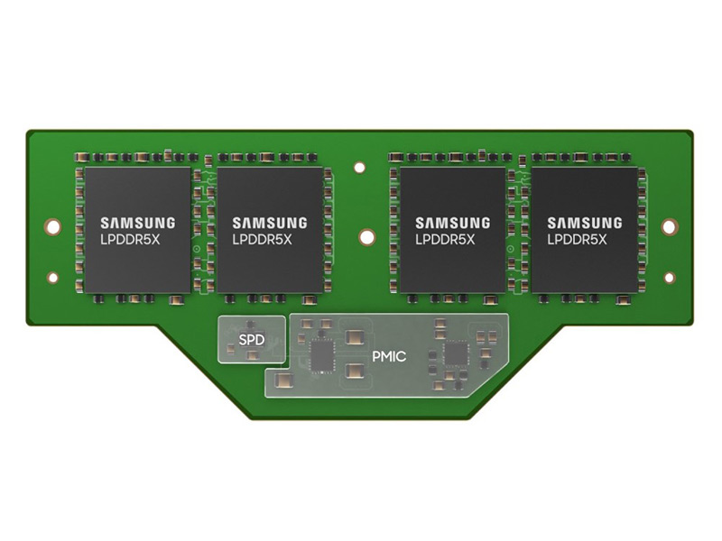 رم قابل جایگزین سامسونگ LPCAMM با سرعت LPDDR5X-7500 معرفی شد