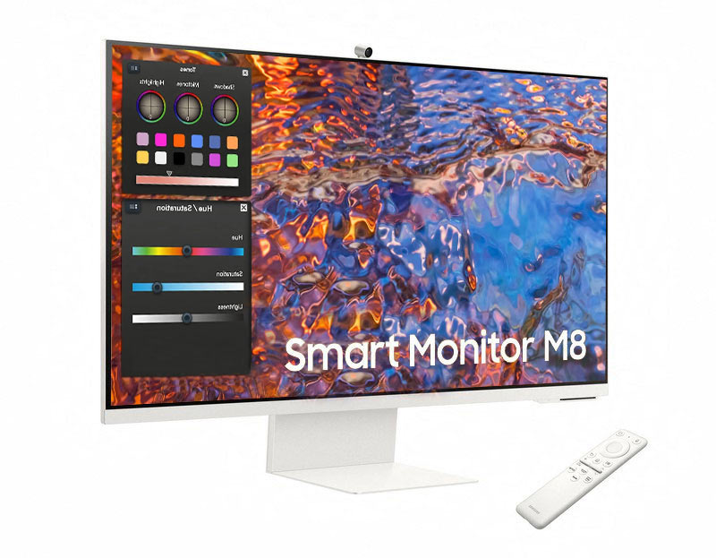 مانیتور جدید سامسونگ Smart Monitor M8 یک گزینه جذاب برای استفاده در کنار Mac است