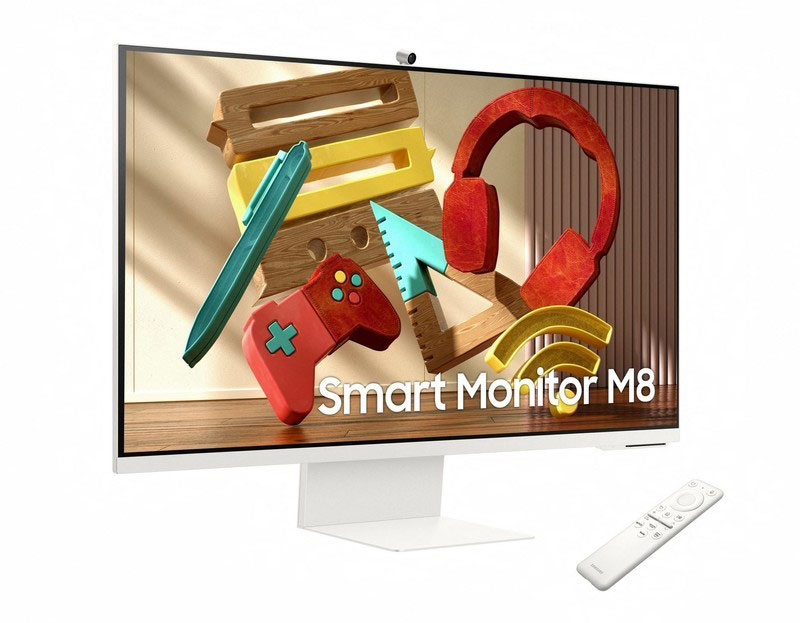 مانیتور جدید سامسونگ Smart Monitor M8 یک گزینه جذاب برای استفاده در کنار Mac است