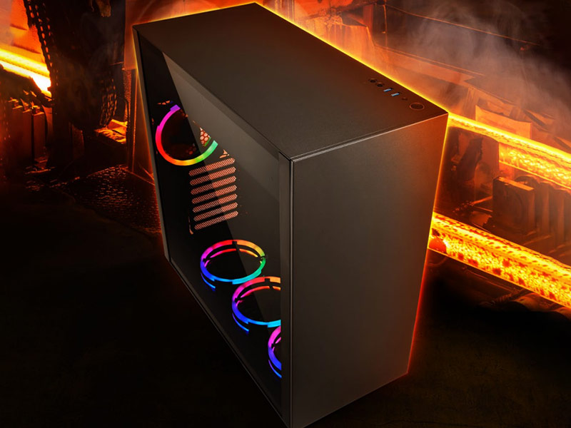 کیس PURE STEEL RGB شارکن