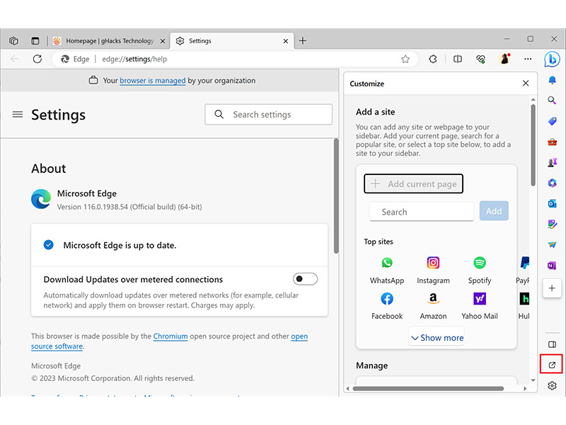 اعمال تنظیمات شخصی به وسیله فرمان صوتی بر روی Edge