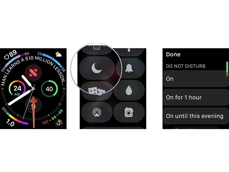 تنظیم حالت Do Not Disturb (مزاحم نشوید) در اپل واچ