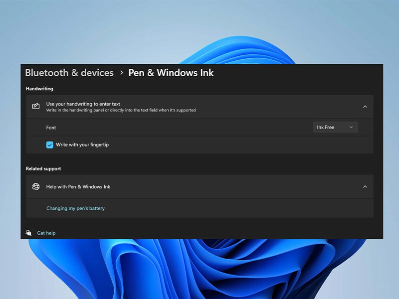 قابلیت پشتیبانی ویندوز 11 از ورود متن با قلم لمسی و دست خط