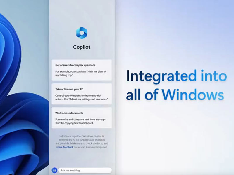 در دسترس قرار گرفتن Windows Copilot برای ویندوز 11