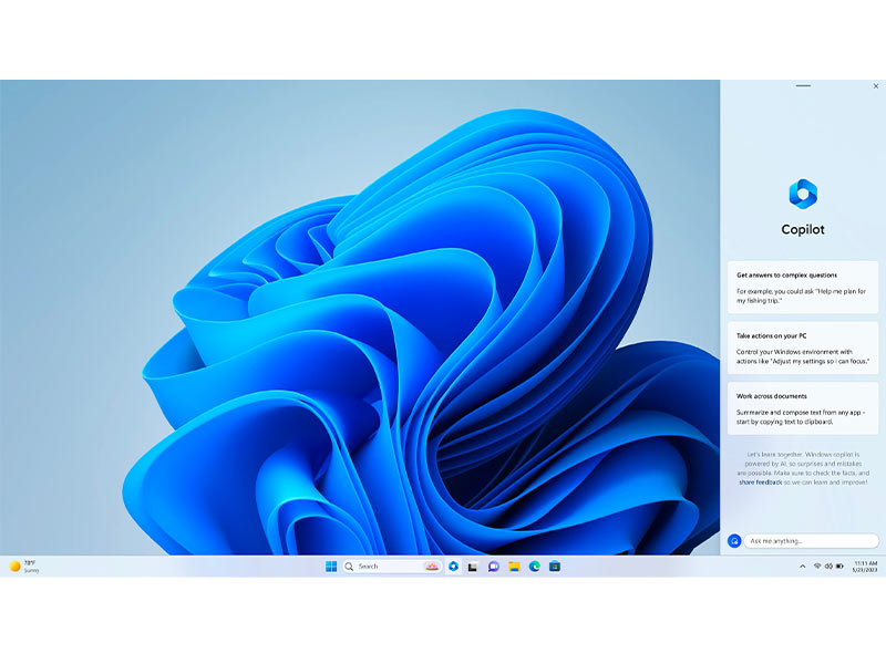 Windows Copilot دستیار هوش مصنوعی ویندوز 11