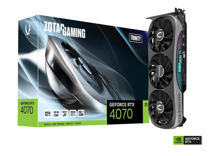 بررسی ZOTAC GAMING GeForce RTX 4070 Trinity