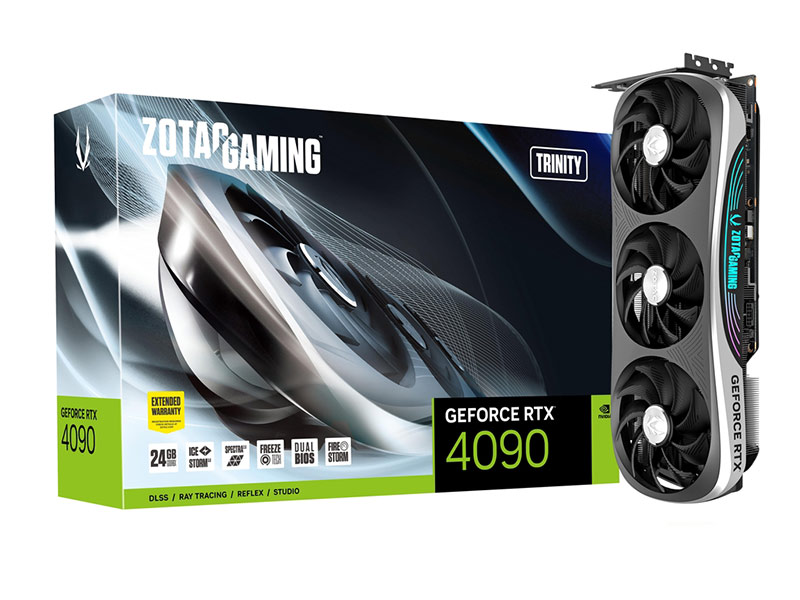 بررسی کارت گرافیک زوتاک RTX 4090 Trinity