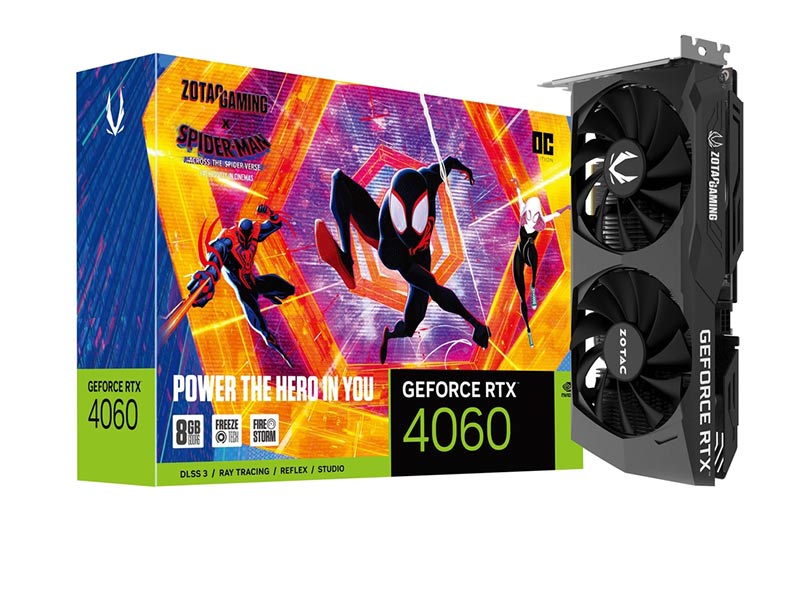 ارتقا تجربه بازی با کارت گرافیک گیمینگ ZOTAC GAMING GeForce RTX 4060 8GB OC Spider-Man