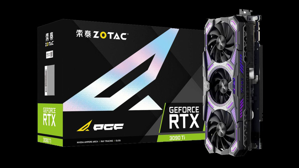 برند Zotac اولین کارت گرافیک چهار اسلاتی RTX 3090 Ti را می سازد