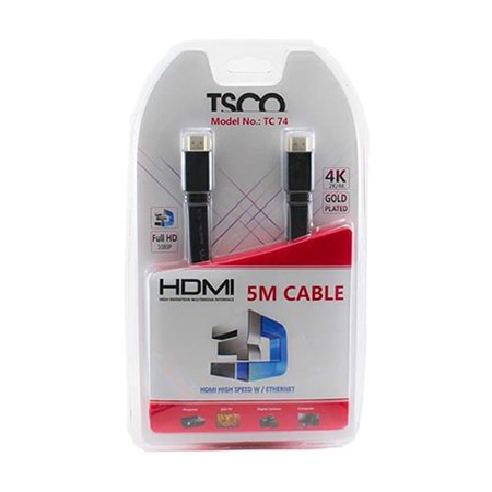 کابل HDMI تسکو TSCO TC 74 طول 5 متر