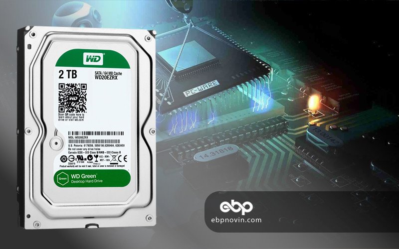 هارد دیسک اینترنال وسترن دیجیتال Western Digital Caviar Green WD20EADS با ظرفیت 2 ترابایت