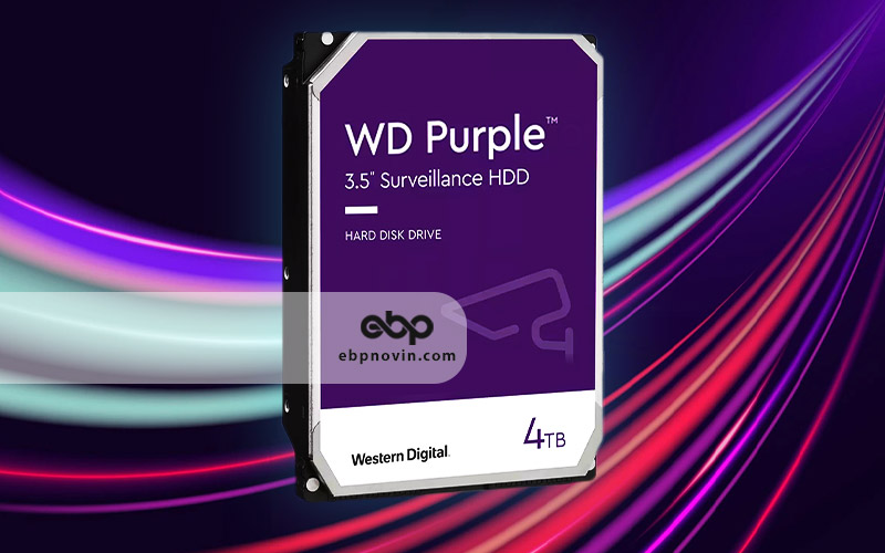 هارد دیسک اینترنال وسترن دیجیتال Western Digital Purple با ظرفیت 4 ترابایت