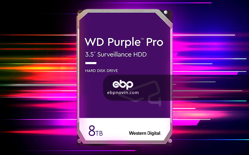 طراحی و ساخت هارددیسک اینترنال Western Digital Purple Pro 8TB