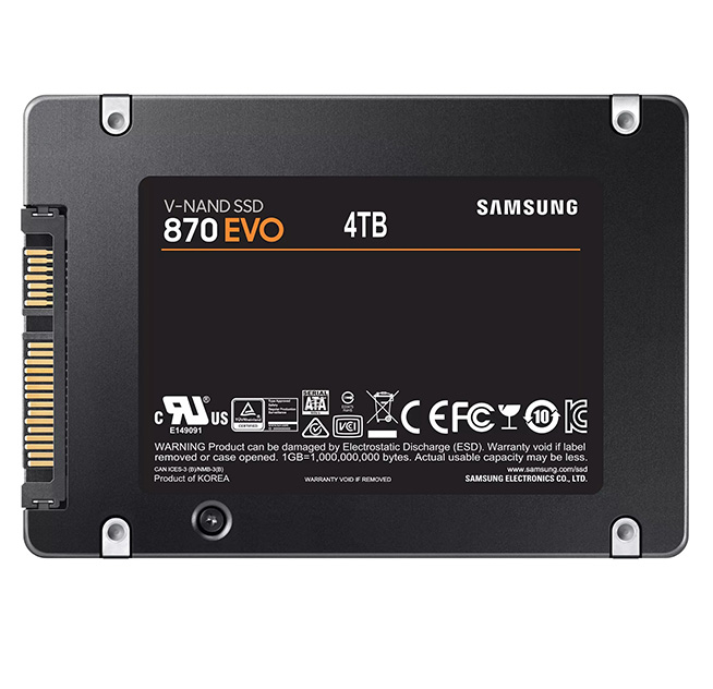 هارد اس اس دی اینترنال سامسونگ Samsung 870 EVO با ظرفیت 4 ترابایت