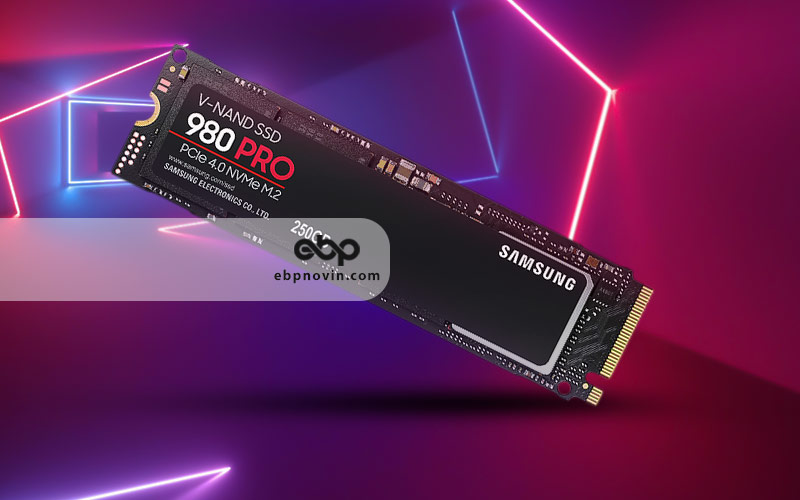 معرفی حافظه اس اس دی اینترنال سامسونگ 980 PRO PCIe 4.0 NVMe M.2 250GB