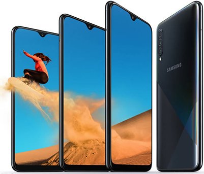 طراحی و مشخصات ظاهری موبایل Samsung Galaxy A30s