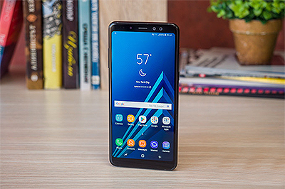 طراحی و مشخصات ظاهری موبایل (Samsung Galaxy A8 Plus (2018