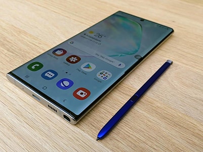 سخت‌افزار و سیستم‌ عامل موبایل Samsung Galaxy Note 10