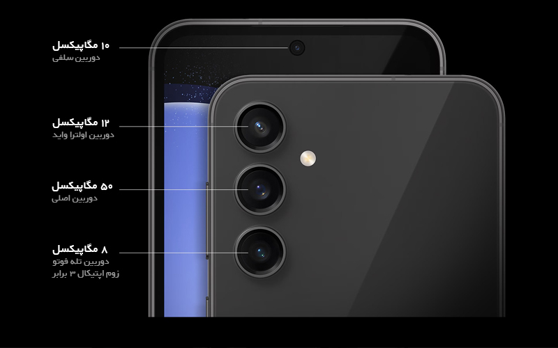 دوربین گوشی سامسونگ Galaxy S23 FE