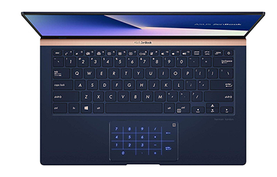 کیبورد و تاچ پد لپ تاپ Asus ZenBook UX433FN-CP