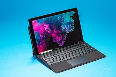 سخت افزار و باتری تبلت مایکروسافت Surface Pro 6 - F