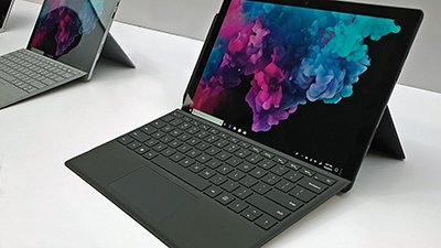 سخت افزار و باتری تبلت مایکروسافت Surface Pro 6 - F