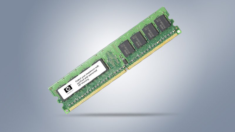 رم سرور اچ پی HP 4GB (1x4GB) Dual Rank x8 PC3-10600 DDR3-1333